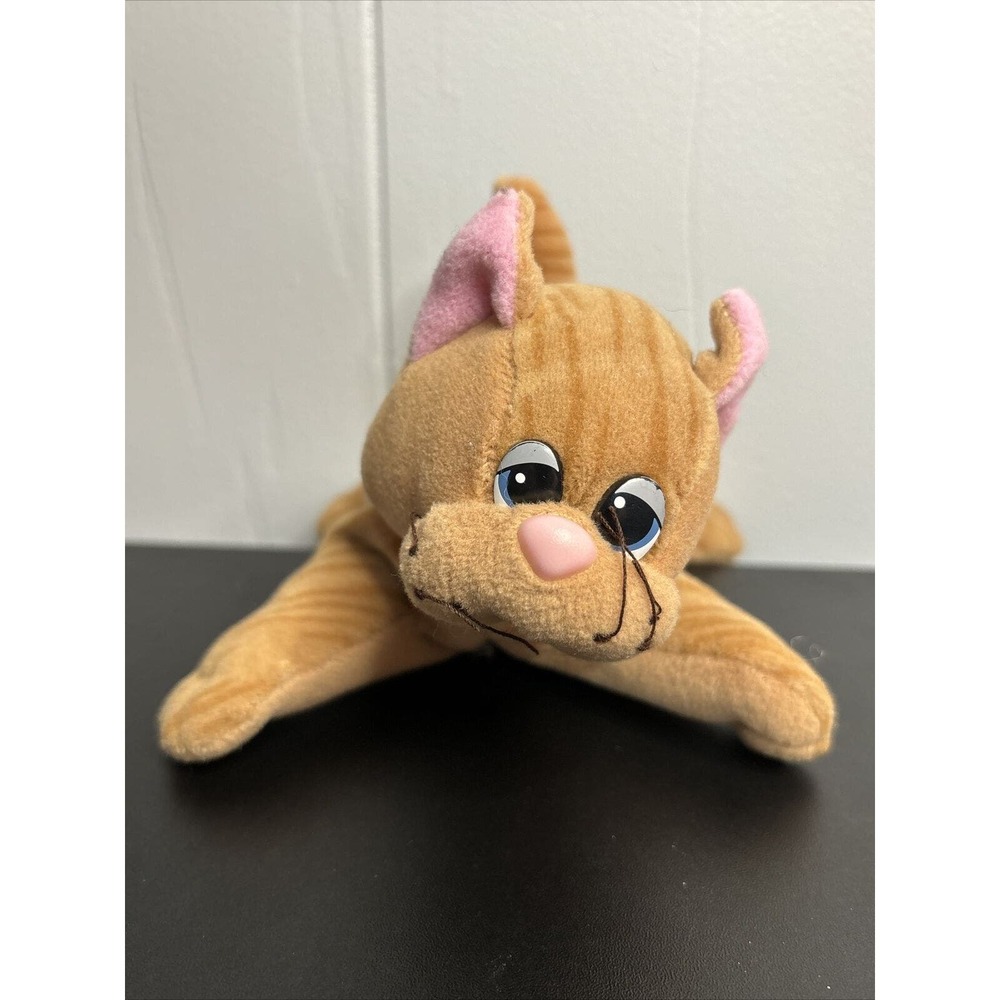 VINTAGE Tonka 1980's Pound Purries Orange Striped Tabby Cat Plush Stuffed - Picture 3 of 9
